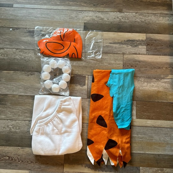 FRED & WIMA FLINTSTONE COUPLES HALLOWEEN COSTUMES NEW - Picture 3 of 3